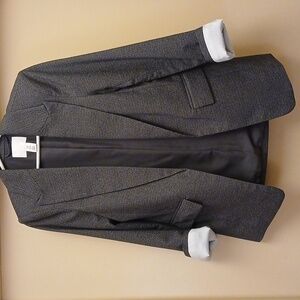 H&M Women's Classic Grey Pattern Blazer |  Size XS